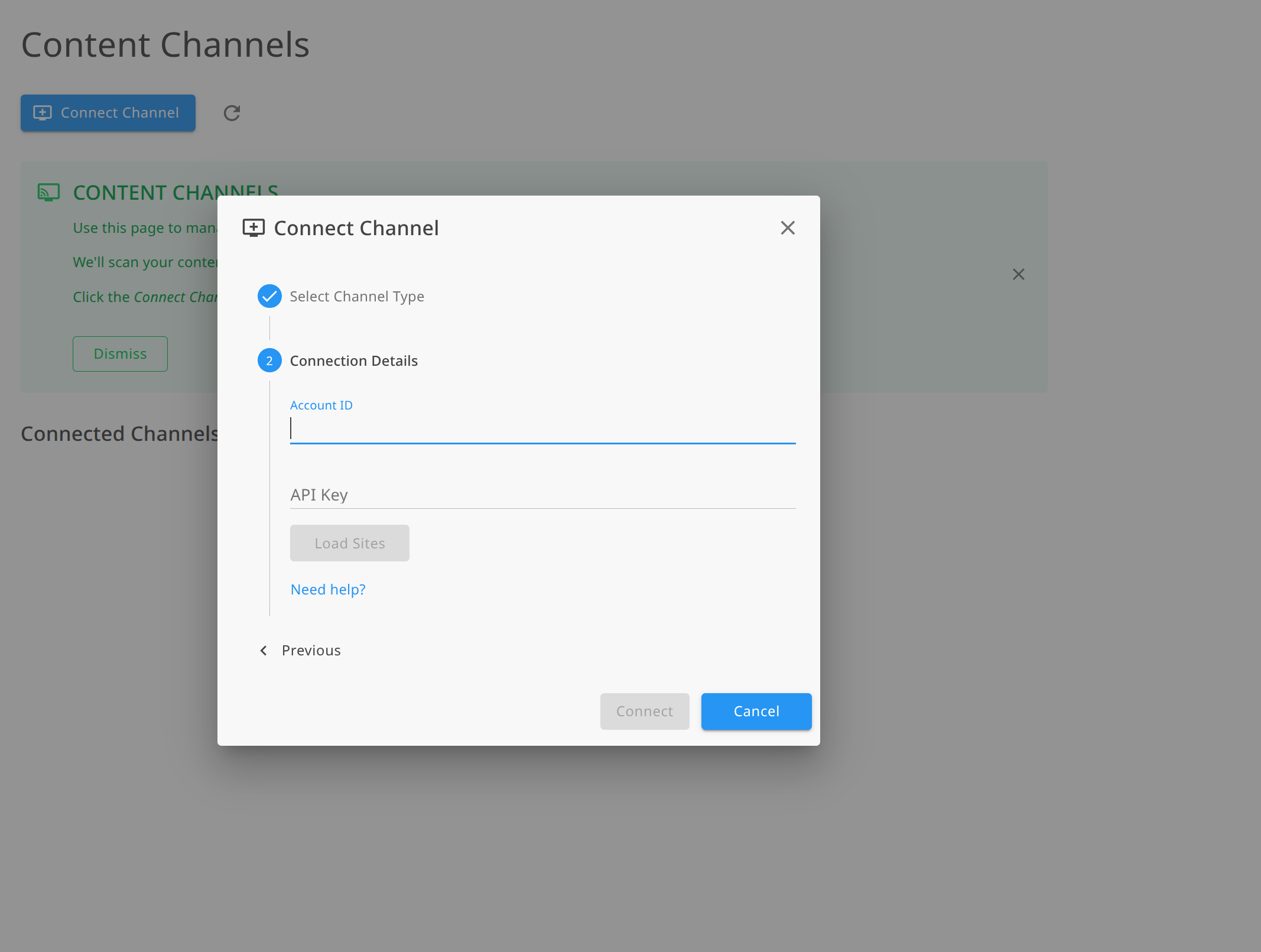 Entering the Wix Account ID and API Key in Linkfuse